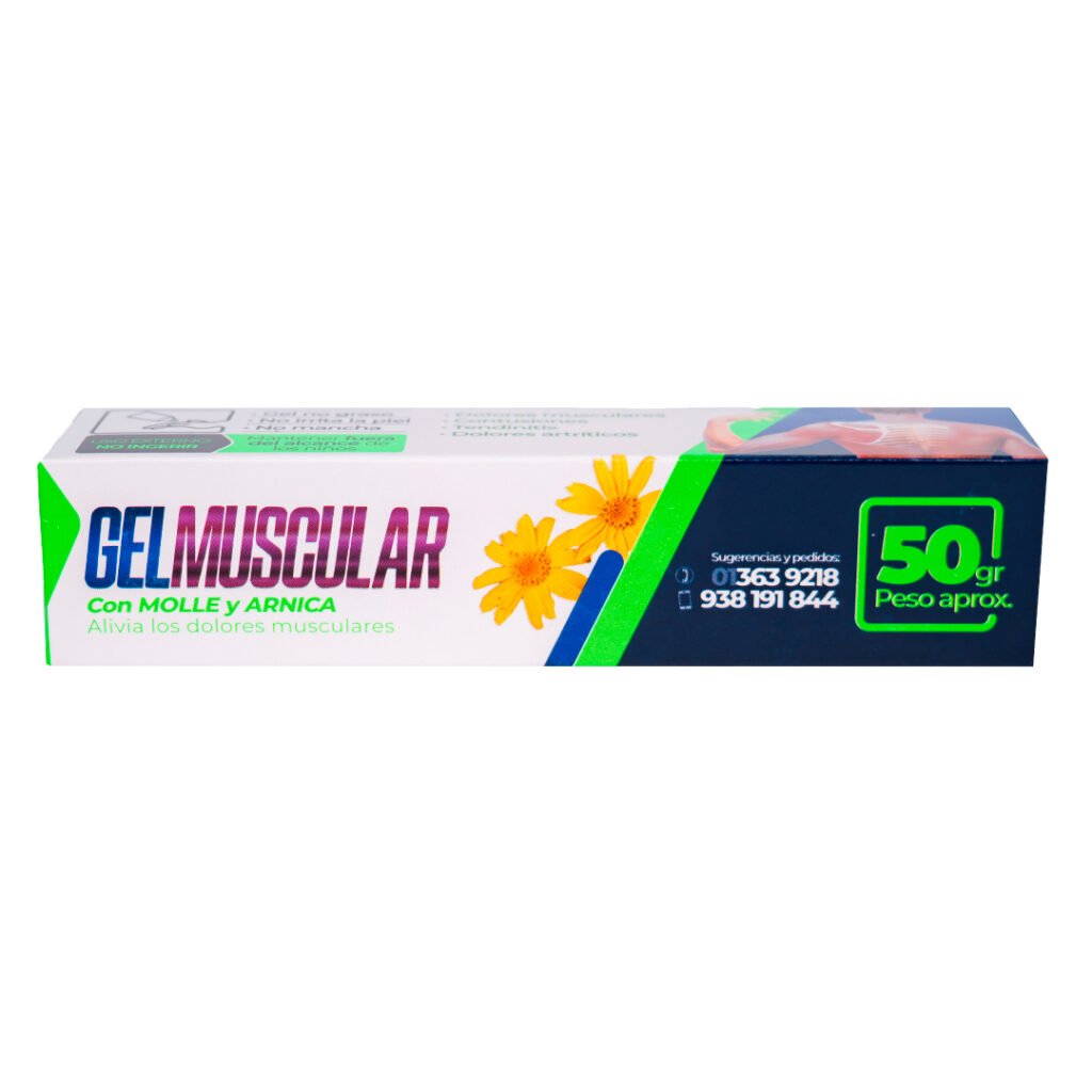 Gel Muscular con Molle y Árnica DISPENSADOR 50 g