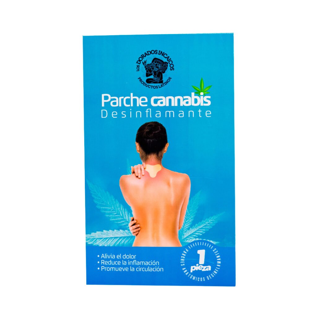 Parche cannabis Desinflamante SOBRE PLASTIFICADO 1 pieza